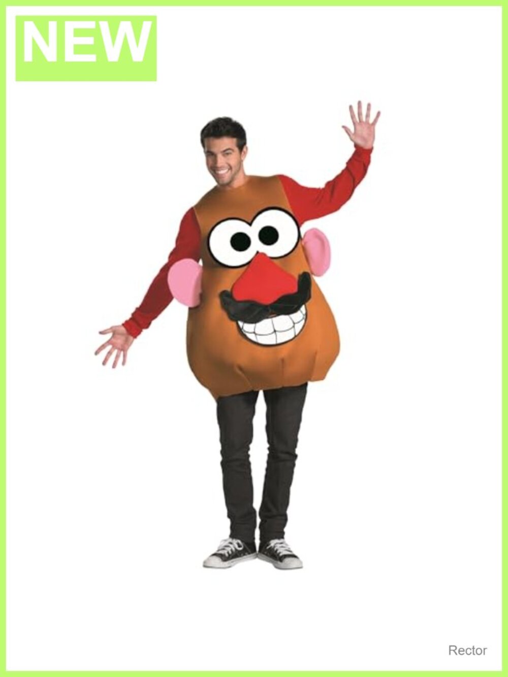 Mr Potato Head Costume with Detachable Features Adult One Size
